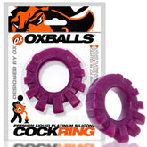 COCK-LUG rubber-lugged comfort cockring OXBALLS LIQUID PLATINUM SILICONE-French Quarter Lingerie